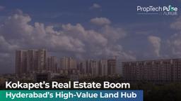 Hyderabad skyline with real estate development