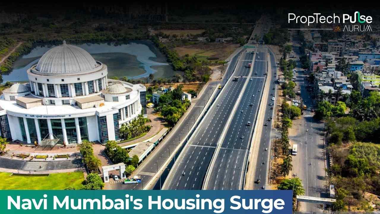 New residential towers in Navi Mumbai, the market leading Mumbai's home sales and launches