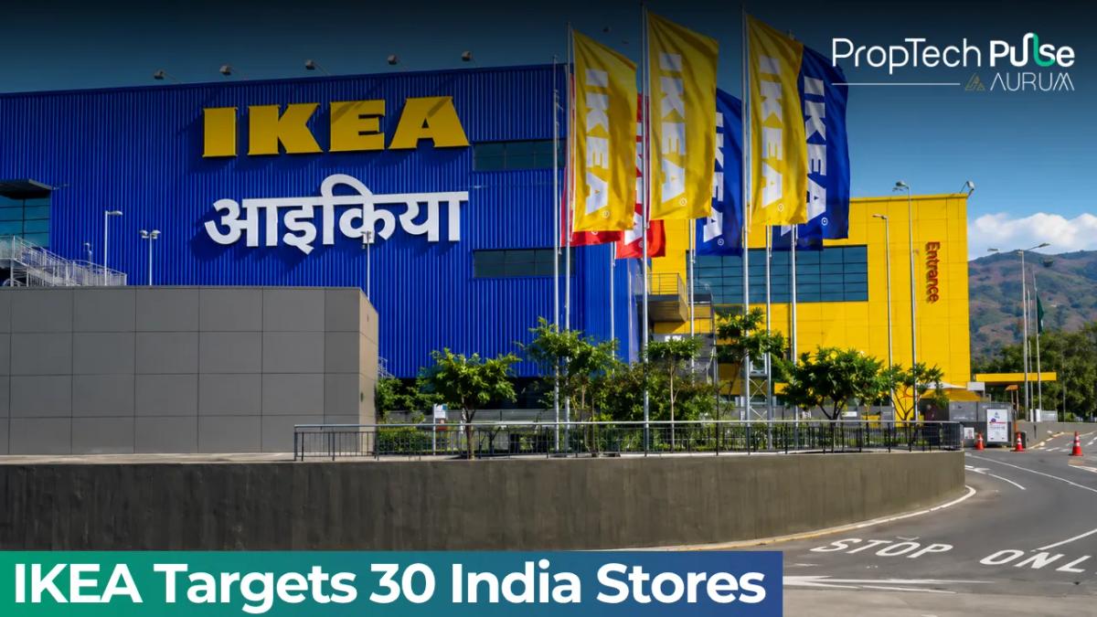 IKEA city store in India showcasing transit-linked retail expansion and modern commercial real estate development